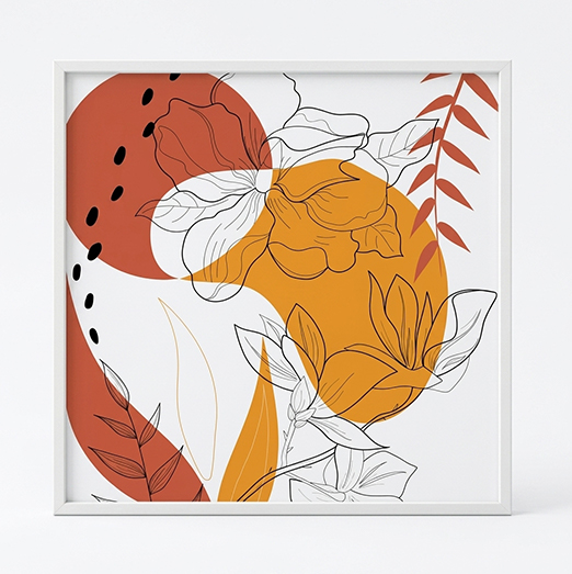 Floral Abstract Print
